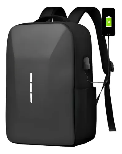 Mochila Masculina Executiva Impermeável Trava Antifurto Usb Viage...
