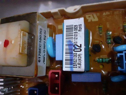 Imagen 3 de 4 de Tarjeta Lav LG Carga Superior 13 K. Wfsl-1332er. Ebr62106303