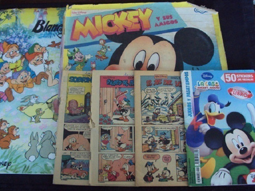Lote Disney - Comics + Album + Figuritas  + Cartas