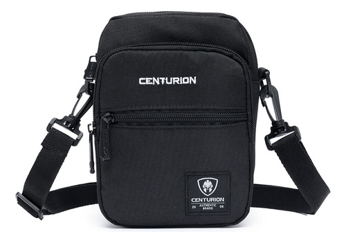 Shoulder Bag Transversal Centurion Moderno Resistente Casual Cor Preto 2