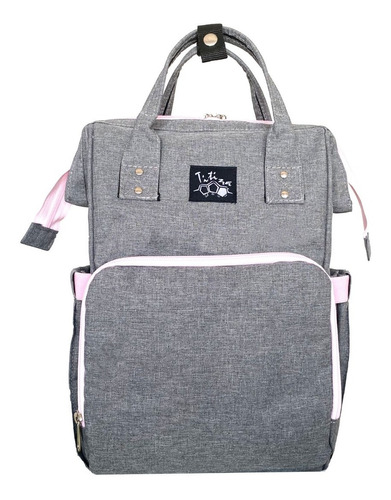 Mochila Maternal  Cambiador Combinada Rosa 