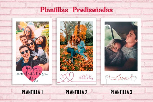 Impresión De Fotos Tipo Polaroid 80 Piezas Para San Valentín