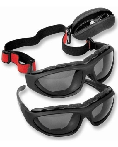 Gafas Para Ciclismo Lente Oscuro Antiempañante Estuche Eagle