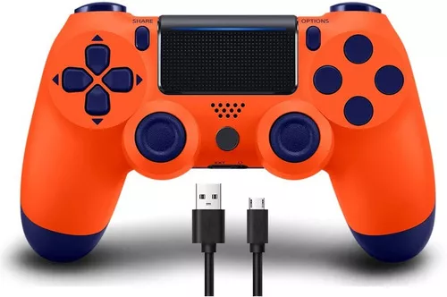 Control Ps4 Naranja Orange Compatible Playstation 4 + Usb Color Naranja
