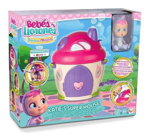 Cry Babies Magic Tears Katie Super House Con Accesorios