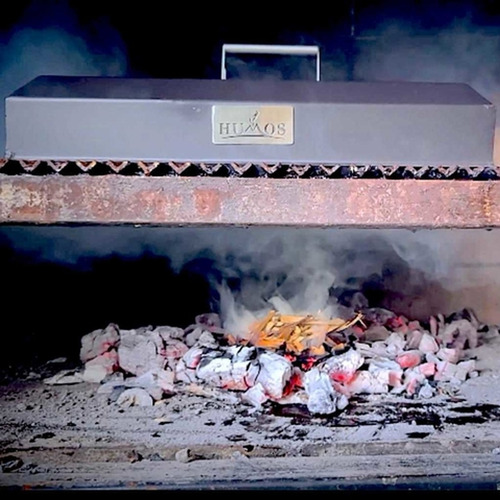 Campana Ahumar Humos Parrilla Ahumado Asado Pizza Acero