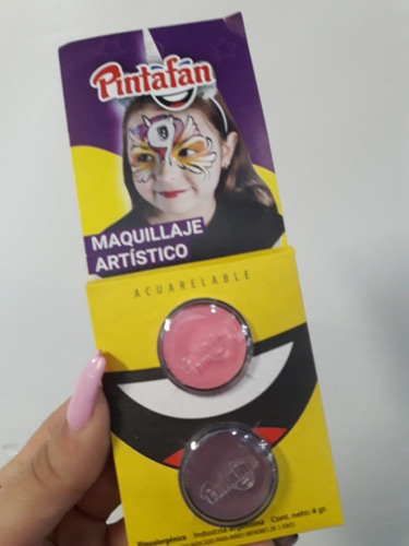 Kit Maquillaje Artistico Acuarelable Set X2 Duos