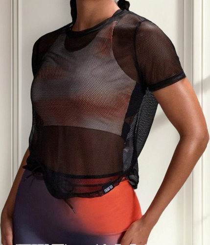 Musculosa Tipo Red -malla Para Mujer