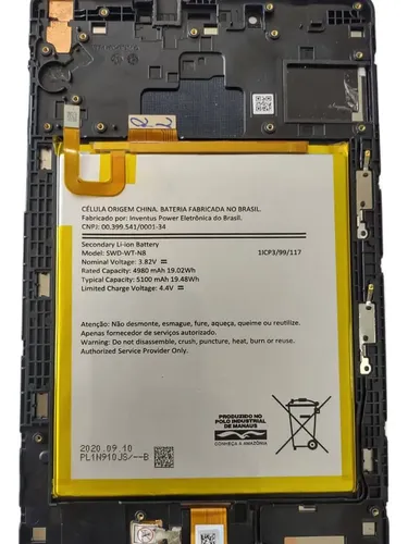 Bateria Compatível Samsung Tab A 8.0 Sm T290 T295 Swd-wt-n8