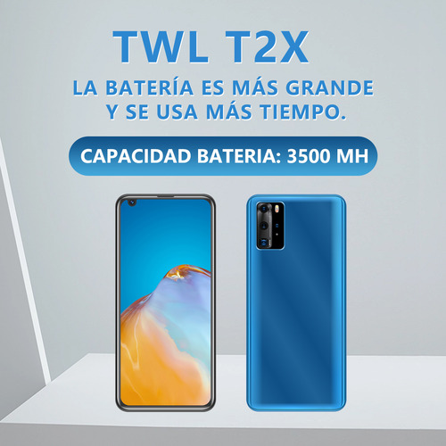 Twl Telefono Inteligente T2x Dual Sim 32 Gb Azul 3 Gb Ram