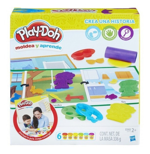 Imagen 1 de 4 de Play Doh Plastilina Colores De Hasbro Juega Moldea Didactico