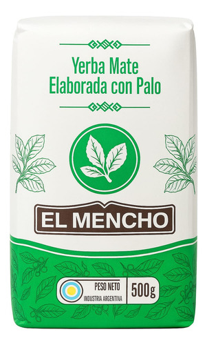 Yerba Mate El Mencho Tradicional 500gr Elaborada Con Palo