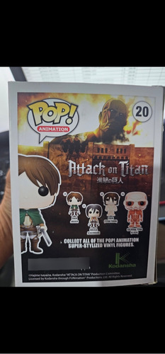 Funko Eren Jaeger 20 - Attack On Titan (Usado)