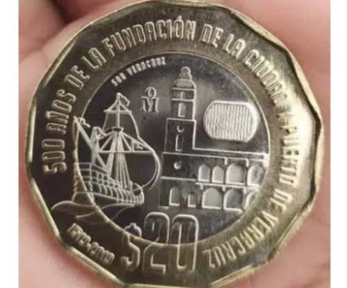 Moneda Conmemorativa De 20 Pesos 