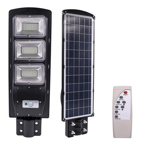 Reflector Led Con Panel Solar 90w Tipo Poste