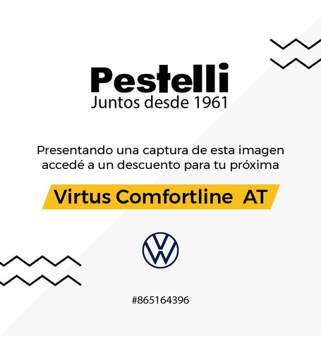 Vw Virtus Comfortline Automatico 1.6 Msi 2021 // Pestelli