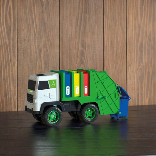 Caminhão De Lixo Reciclável Brinquedo Infantil Max Recicle
