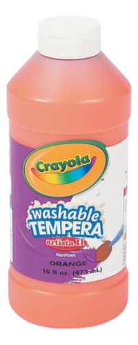 Pinturas Washable Tempera Artista Ii (rojo) Maca Crayola