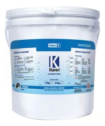 Tricloro Para Alberca 1 Klaren Env. De 10 Kgs. Brnv