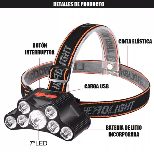 Linternas De Cintillo Linternas De Cabeza Foco Caza Nocturno Linterna Recargable 1200lm A Prueba De Agua Abs Hauki Linternas Led Potente Resistente Al Polvo Linterna Cintillo Impermeable Mantenimiento