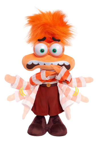 Inside Out 2 Peluche De Ansiedad Electrónico Intensamente Naranja