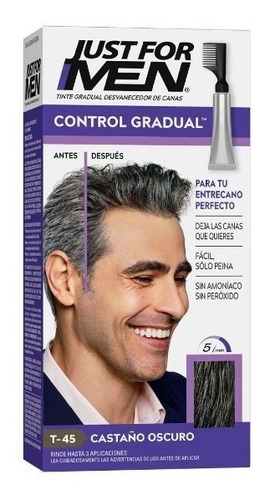 Just For Men Control Gradual Sha Desvanecedor De Canas 118ml