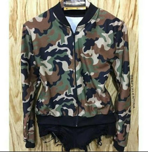 bomber camuflado