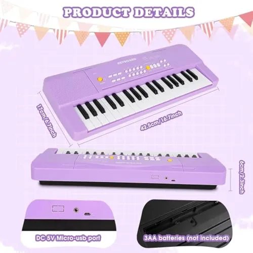 Piano De Juguete Para Niños De 3 Años En Adelante,