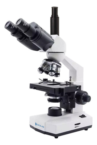 Microscópio Biológico Trinocular Di-521t Cor Branco 127/220V