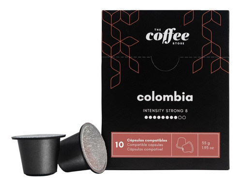 Imagen 1 de 7 de Capsulas The Coffee Store Compatible Nespresso Caja X 10 Cap