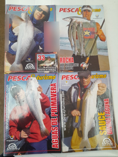 12 Revistas Pesca Y Turismo..todas En Excelente Estado