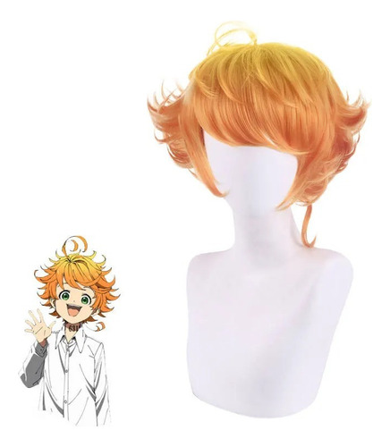 Peluca Emma The Promised Neverland Anime Cosplay 