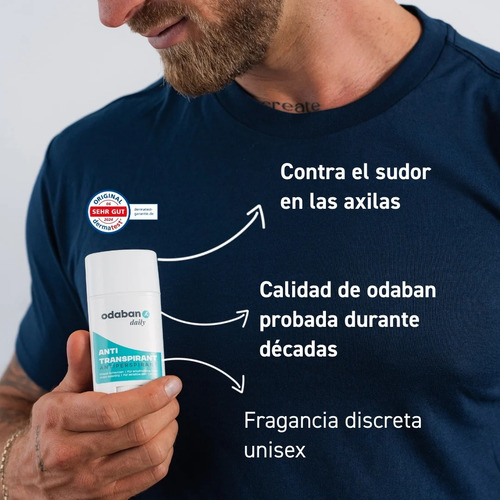 Kit Antitranspirante Odaban Spray + Odaban Deo Stick Unisex