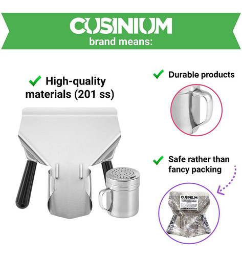 Cusinium Paquete De Pala Y Draga Para Palomitas De Maíz C...