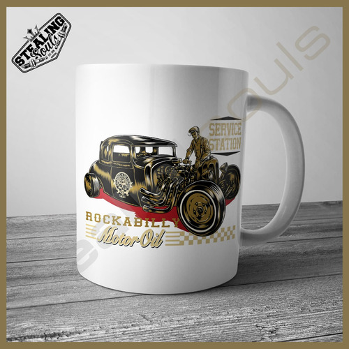 Taza | Hot Rat / Rod #117 | Mooneyes / Rat Fink / Clay Smith