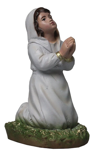 Imagem Três 3 Pastorinhos De Fátima Resina 12 Cm