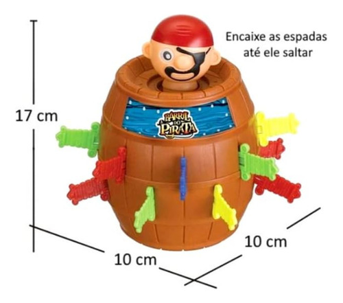 Kit Jogos De Mesa P/família Pinguim Numa Fria Barril Pirata