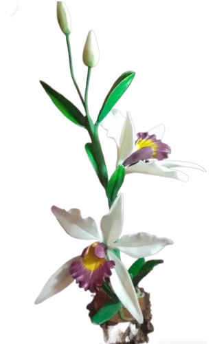 Adornos Orquídeas En Porcelana Fría Regalo Exclusivos 