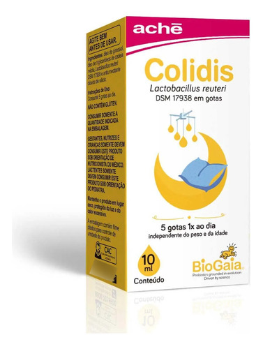 Colidis Suplemento Probiótico Ache 10ml