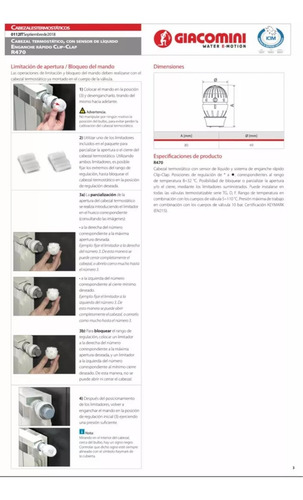Cabezal Termostatico Giacomini Para Válvulas De Radiador
