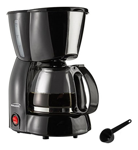 Cafetera Brentwood Ts-213bk, 4 Tazas, Negra