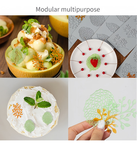 6pcs Cake And Dessert Decoration Silicone Molds