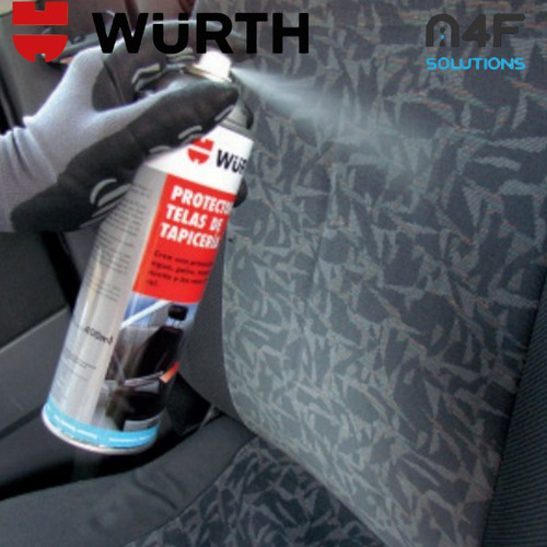 Wurth Protector Telas Auto Tapiceria Asientos 400 Ml 9 Pzas
