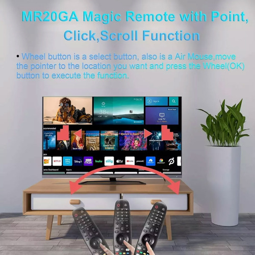 Control Remoto Para Pantalla Lg Akb75855501