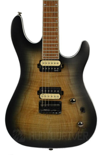 Guitarra Cort Captação Emg Kx 300 Oprb Open Pore Raw Burst Cor Preto Orientação Da Mão Destro