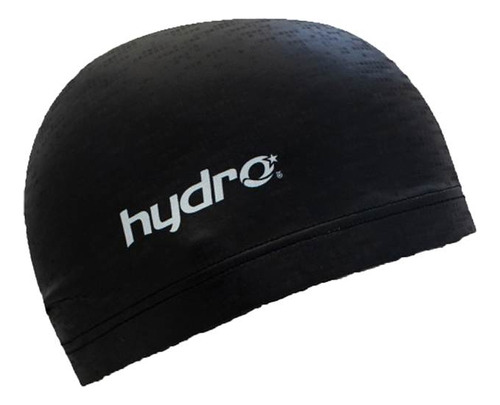 Gorra Natacion Polyflex Hydro Impermeable Pu Gorro Comfort Color Negro Tamaño Adulto