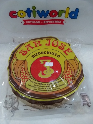 Bizcochuelo Redondo  San Jose  600gr.( 23x23)