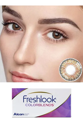 Pupilentes Freshlook Colorblends Honey Original Estuche