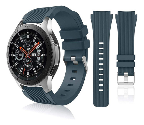  Malla Para Reloj Galaxy 46mm/gear S3 Frontier Pizarra