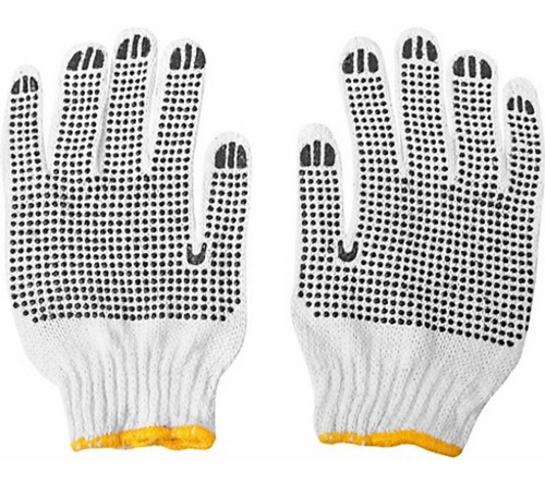 Guantes De Algodón Pigmentado X 4